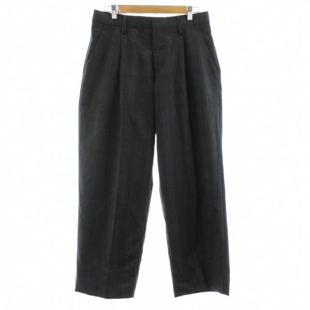 【中古】カラー T/W ライトクロス グレンチェックパンツ シングルスーツ セットアップ ジャケット 1_4