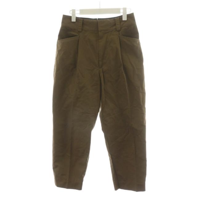 【中古】マーガレットハウエル 24AW ORGANIC COTTON OXFORD チノパン チノパンツ 2 カーキ