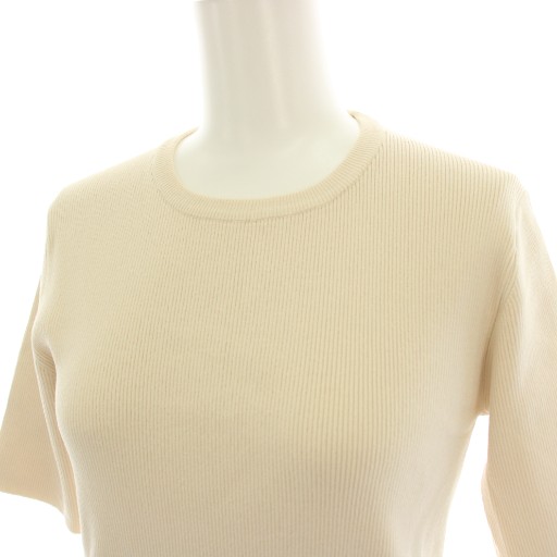 中古】ミューズ ドゥーズィエム クラス Diner B RIB リブ半袖ニット