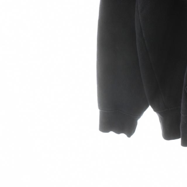 【中古】ザノースフェイス × シュプリーム 19AW パーカー プルオーバー ロゴ バックプリント 自由の女神像 M 黒_4