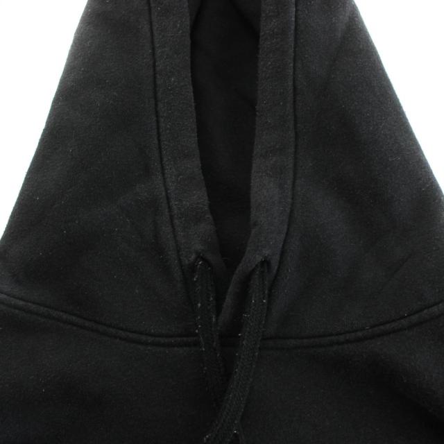 【中古】ザノースフェイス × シュプリーム 19AW パーカー プルオーバー ロゴ バックプリント 自由の女神像 M 黒_5