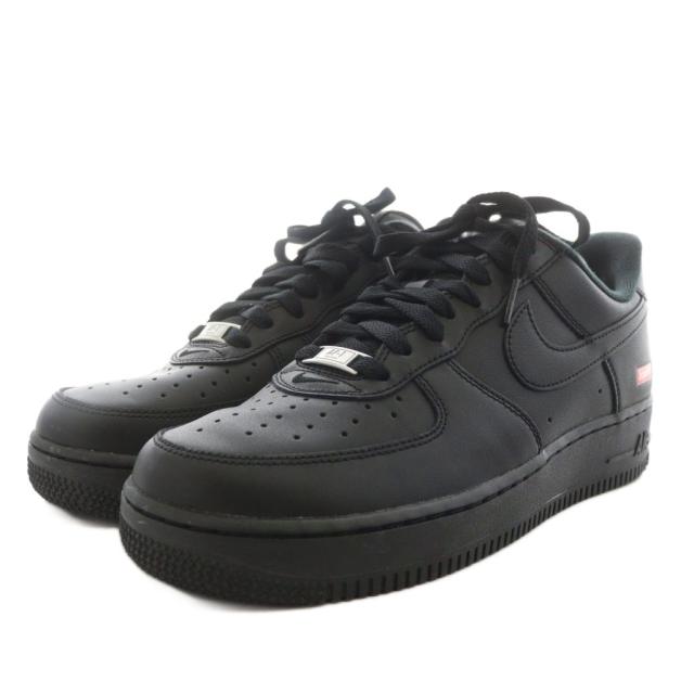 【中古】ナイキ NIKE × シュプリーム Supreme エアフォース Air Force 1 Low スニーカー US8 26.0cm 黒 CU9225-001