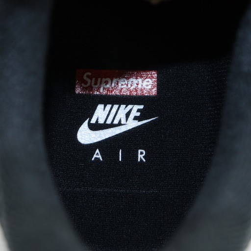【中古】ナイキ NIKE × シュプリーム Supreme エアフォース Air Force 1 Low スニーカー US8 26.0cm 黒 CU9225-001