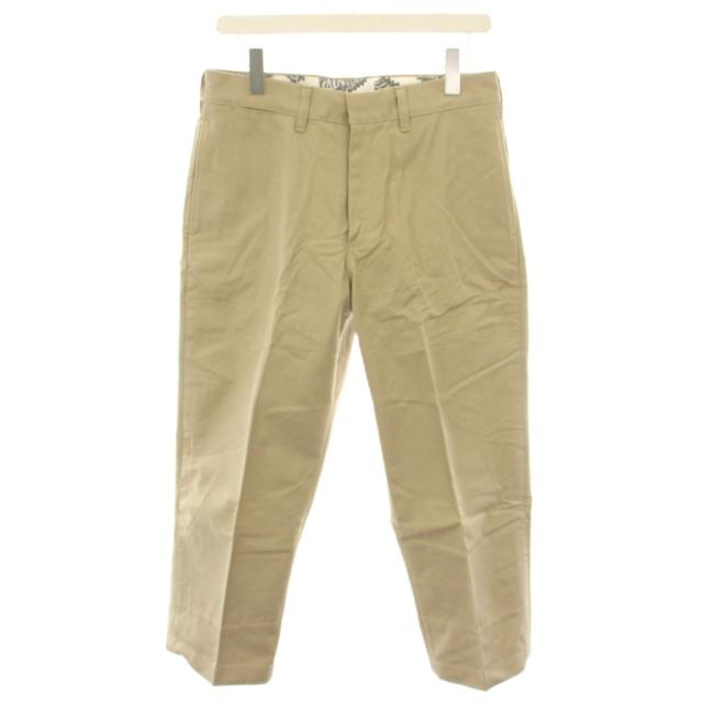 【中古】セントマイケル ワイドパンツ チノ ベージュ チノパン ジップフライ M ベージュ SM-YS8-0000-049 メンズ