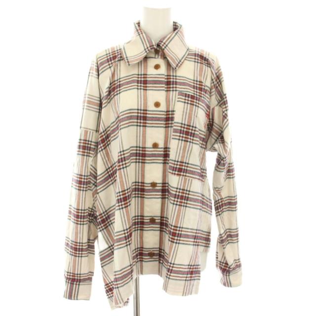 【中古】ヴィヴィアンウエストウッドレッドレーベル ネルシャツ 長袖 オーブ 00 ベージュ 16-12-812020 レディース