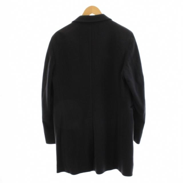 【中古】タリアトーレ TAGLIATORE チェスターコート ロング丈 ウール カシミヤ混 アウター 48 紫 パープル CSBM13B_1