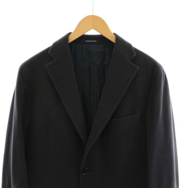 【中古】タリアトーレ TAGLIATORE チェスターコート ロング丈 ウール カシミヤ混 アウター 48 紫 パープル CSBM13B_4