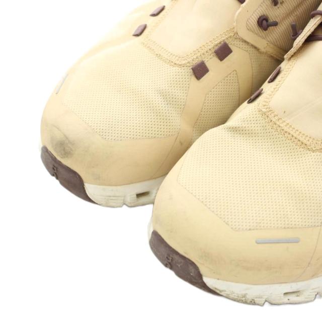 【中古】オン ON スニーカー シューズ ローカット ロゴ US10 28.0cm ベージュ 茶 ブラウン FGV1 Z14 /AN7 メンズ