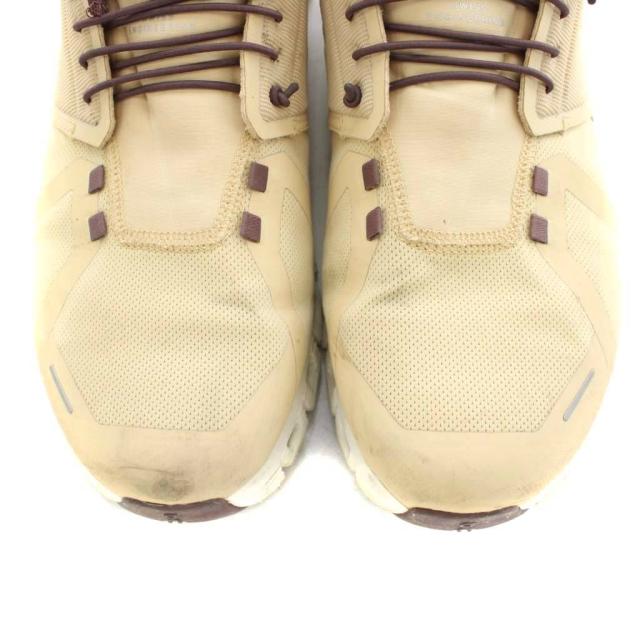 【中古】オン ON スニーカー シューズ ローカット ロゴ US10 28.0cm ベージュ 茶 ブラウン FGV1 Z14 /AN7 メンズ
