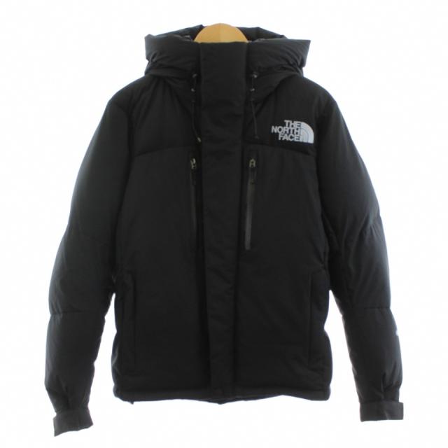 【中古】ザノースフェイス バルトロライトジャケット ダウンジャケット フード ロゴ刺繍 S 黒 ブラック ND91950