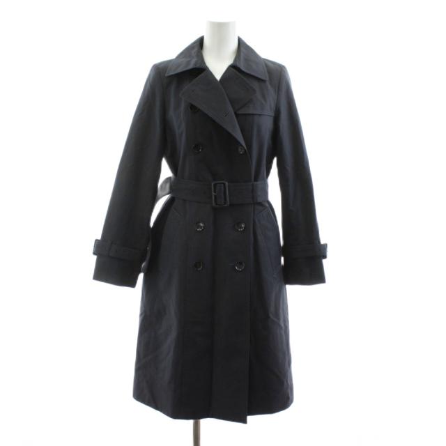 【中古】アナイ ANAYI トレンチコート ロング ライナー ベルト 34 紺 ネイビー 10181717060 /KU レディース