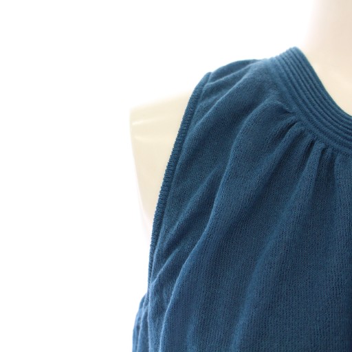 中古】アナイ ANAYI シアーボリュームニットワンピース フレア マキシ  