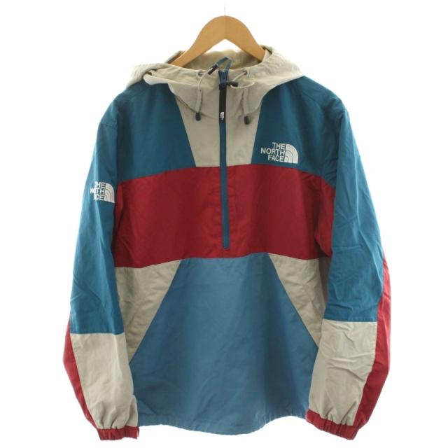 【中古】ザノースフェイス マウンテン アノラック マウンテンパーカー プルオーバー ロゴ M マルチカラー NA3BM02C