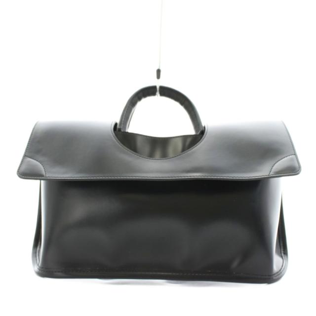 【中古】ピエニ PIENI AORI M PUORI ハンドバッグ フェイクレザー 黒 ブラック /AN6 レディース