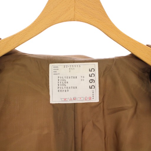 【中古】サカイ sacai Nylon Twill Mix Vest ナイロンツイルミックスベスト ダブル 2 ベージュ 22-05955 /KH_3