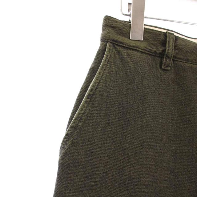 【中古】ロエベ LOEWE 24SS SUNA FUJITA デニムパンツ バギージーンズ 36 緑 S359Y11XAY /KH レディース_3