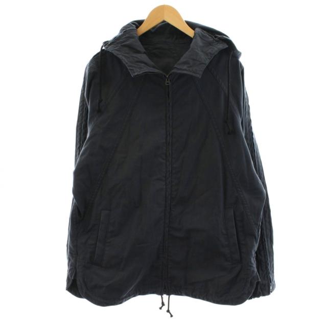 【中古】ワイズ Y's ヨウジヤマモト マウンテンパーカー ジップアップ フード コットン 2 紺 ネイビー YH-Y82-071