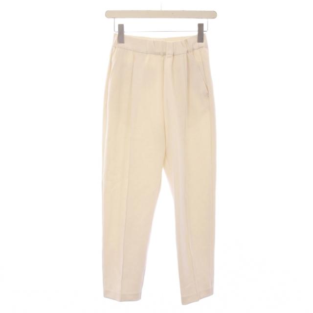 【中古】オーガ OHGA マシュマロパンツ イージーパンツ テーパード S アイボリー OHGA-4005-8 /TK レディース