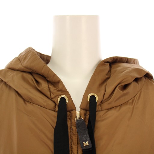 中古】マックスマーラ The Cube. キャメル ロングベスト 中綿