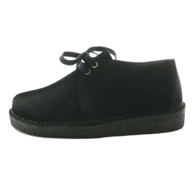 【中古】クラークス clarks デザートブーツ スニーカー スエード UK7.5 26cm 黒 ブラック /SS ■OS メンズ