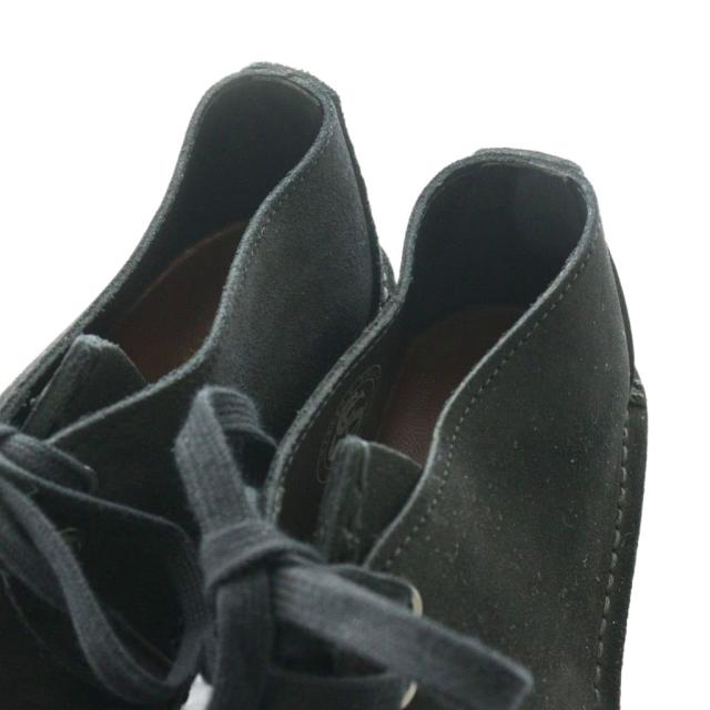 【中古】クラークス clarks デザートブーツ スニーカー スエード UK7.5 26cm 黒 ブラック /SS ■OS メンズ_3