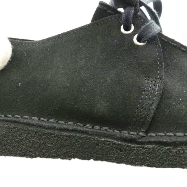 【中古】クラークス clarks デザートブーツ スニーカー スエード UK7.5 26cm 黒 ブラック /SS ■OS メンズ_7