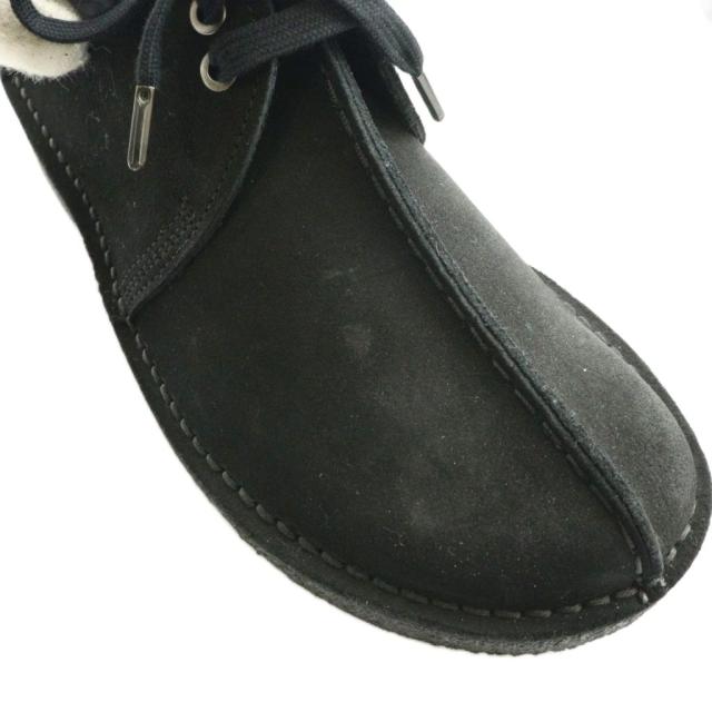 【中古】クラークス clarks デザートブーツ スニーカー スエード UK7.5 26cm 黒 ブラック /SS ■OS メンズ_8