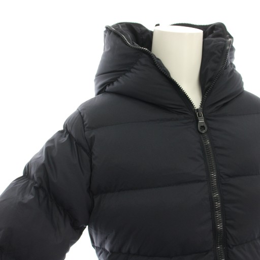 【中古】デュベティカ DUVETICA ティア THIA ダウンジャケット アウター フード 40 紺 D.910.01/1182 レディース