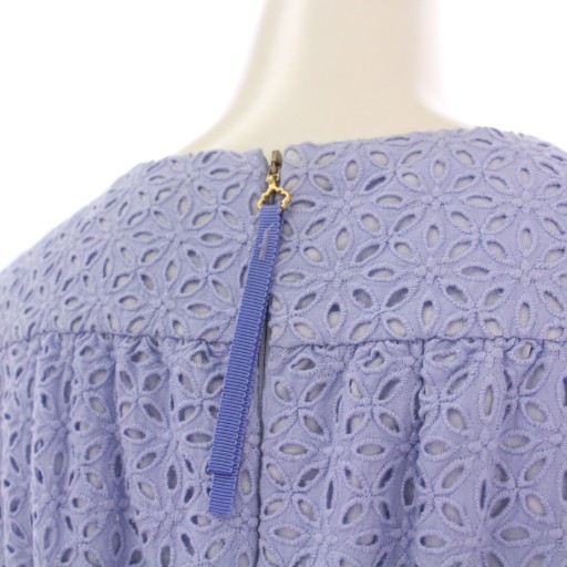 【中古】未使用品 トッカ TOCCA 25SS FLOWER OF ZELLIGE ワンピース 半袖 ロング レース 0 青 OPTOGM0865 レディース_5