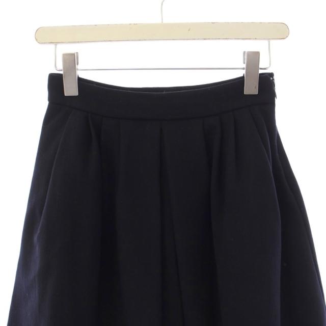 【中古】ミュウミュウ miumiu フレアスカート ミニ丈 ウール 38 紺 /BM レディース_4