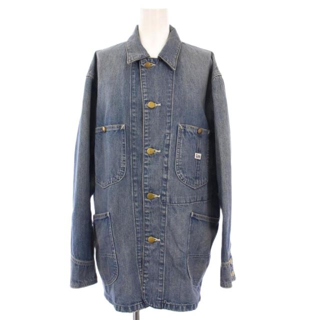 【中古】リー LEE deuxieme classe別注 11ozジェットデニムカバーオール ジャケット ジージャン Gジャン F 青