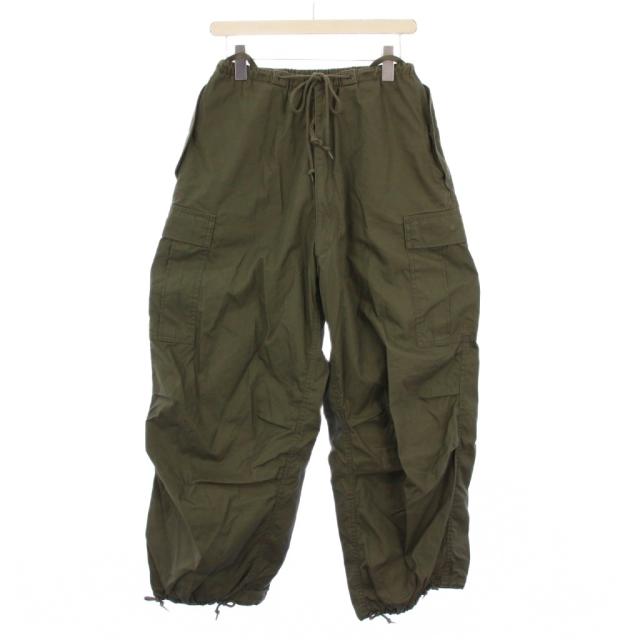 【中古】ハイク N/C TYPE M-51 SHELL PANTS シェルパンツ カーゴパンツ ミリタリー ジップフライ ワンカラー カーキ
