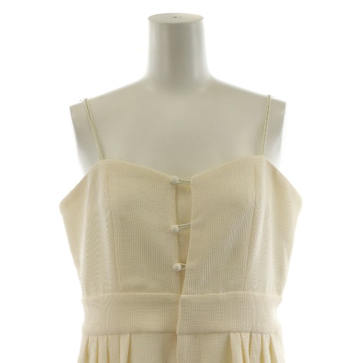 中古】未使用品 アメリヴィンテージ サロペット オールインワン M 白  