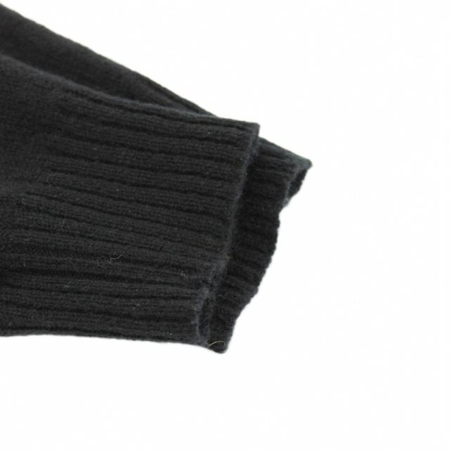 【中古】プラダ PRADA ニット カットソー 長袖 サイドリボン 黒 ブラック /AN13 レディース_4