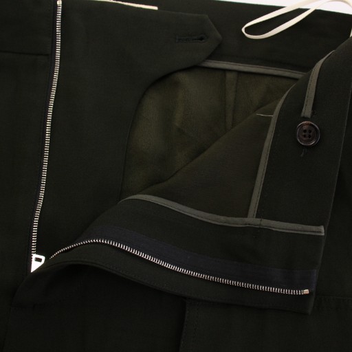 中古】マルニ MARNI カーゴパンツ スラックス ジップフライ 切替 ワン  