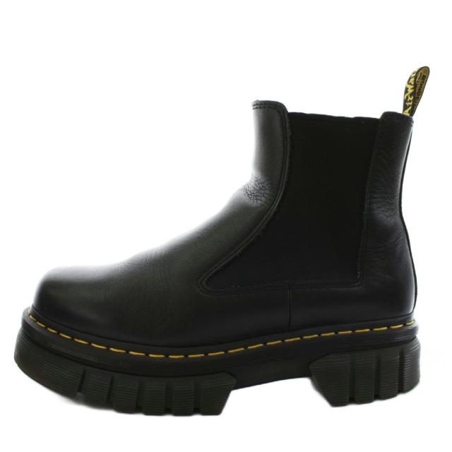 【中古】ドクターマーチン DR.MARTENS AUSRICK CHELSEA チェルシー サイドゴアブーツ ショートブーツ レザー UK9 黒