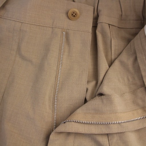 【中古】ウジョー Ujoh STUDIOUS別注 Wide Flare Cargo PNT ワイドフレアカーゴパンツ 2 ベージュ レディース_3
