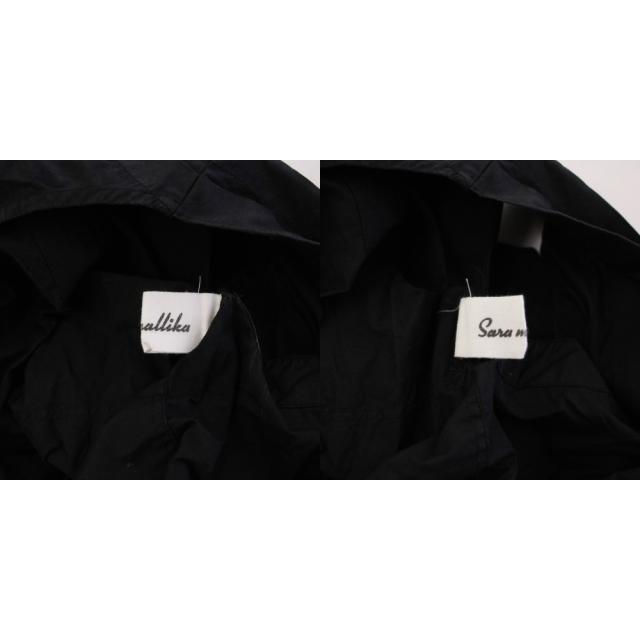 【中古】サラマリカ SARA MALLIKA ノースリーブワンピース ロング レース切替 S 黒 020541SS4RO /KH レディース_5