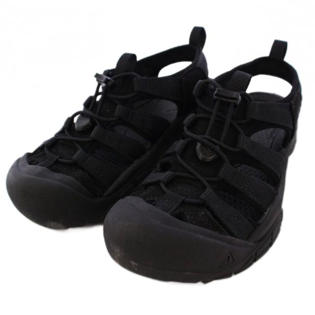 【中古】キーン KEEN ニューポートH2 スポーツサンダル シューズ US6 黒 1025028 /BM レディース
