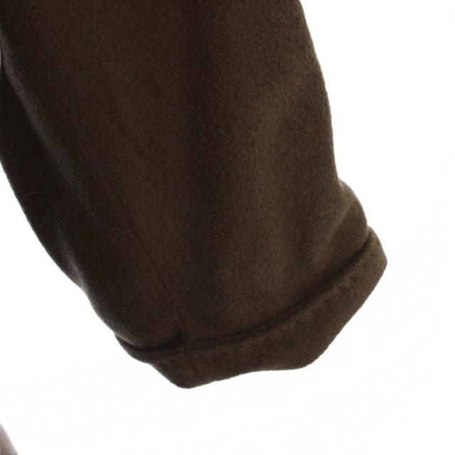 【中古】マックスマーラ MAX MARA チェスターコート ロング ウール アンゴラ カシミヤ 36 ブラウン レディース_6