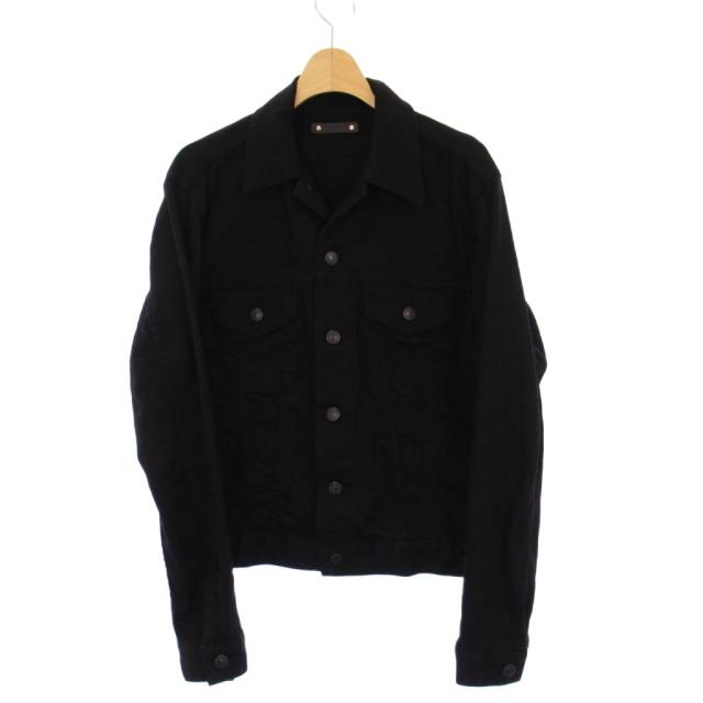 【中古】マインデニム MINEDENIM デニムジャケット Gジャン ジージャン 1 黒 GKT801-KMSB-99-012 /KH メンズ