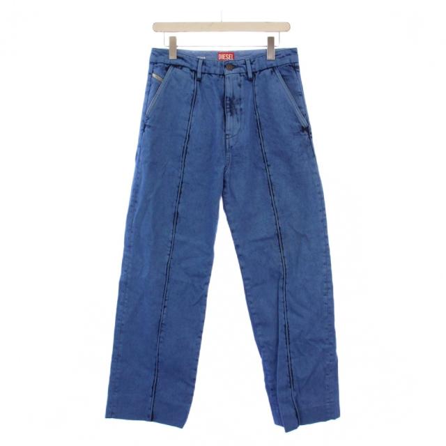 【中古】ディーゼル DIESEL D-CHINO-WORK-FS D-BLAZ-FS デニムスーツ テーラードジャケット パンツ スラックス XS_3