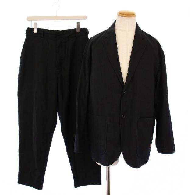 【中古】ディッキーズ Dickies TRIPSTER BEAMS スーツ テーラードジャケット パンツ スラックス S 黒 194M10BM01