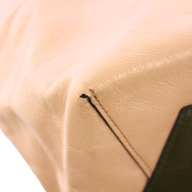 【中古】マルニ MARNI MUSEO SOFT ソフトトートバッグ ハンドバッグ ロゴ レザー 緑 グリーン ピンク SHMP0019U1_7