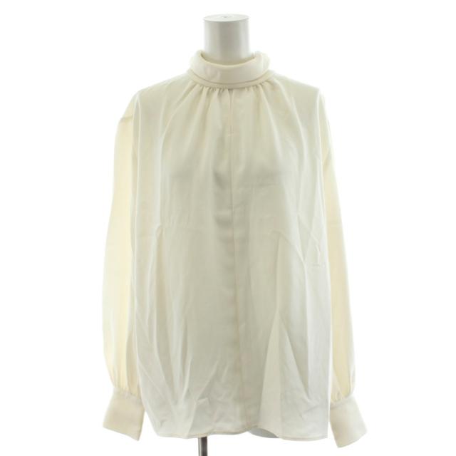 【中古】セオリーリュクス theory luxe 24SS MARVINE WANA シャツ ブラウス 長袖 38 白 ホワイト 4308222 /AN39