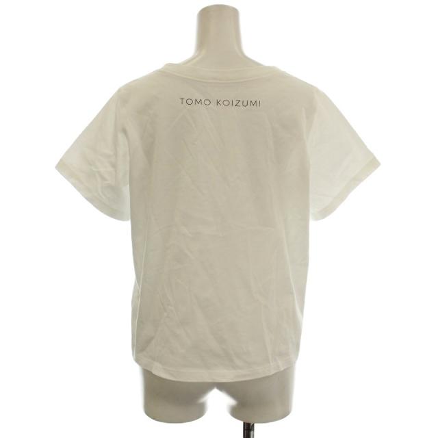 【中古】トモ コイズミ TOMO KOIZUMI ラッフルポケット Tシャツ チュール カットソー 半袖 M 白 ホワイト TK002_1