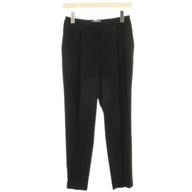 【中古】セオリーリュクス Flow Pia テーパードパンツ スラックス イージー スリム 36 黒 ブラック