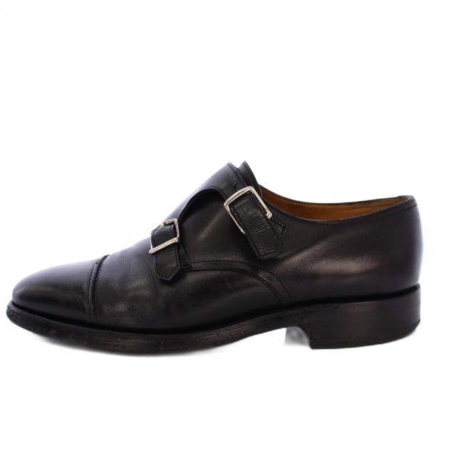 【中古】ジョンロブ JOHN LOBB WILLIAM ダブルモンクストラップ ビジネスシューズ ドレスシューズ レザー 11 黒 /KH_1