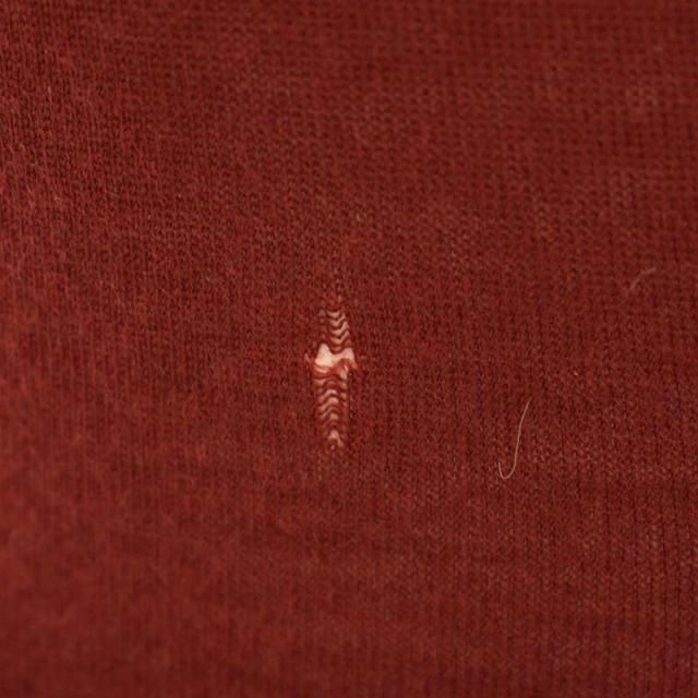 【中古】エルメス HERMES カシミヤ100 ニット ハイネック カットソー 長袖 36 ボルドー /☆G レディース_7