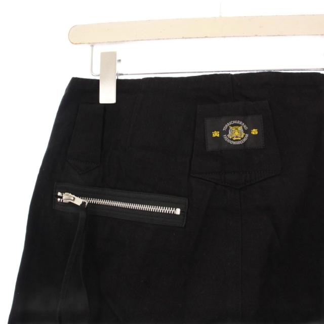 【中古】未使用品 リミフゥ LIMI feu 寅壱 タグ付き DENIM PANTS デニムパンツ ジーンズ ジョッパーズパンツ 2 黒_4